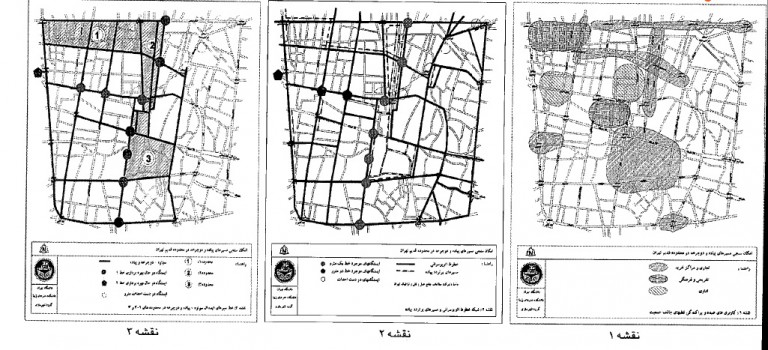 امکان سنجی ایجاد مسیرهای پیاده و دوچرخه در محدوده تهران قدیم