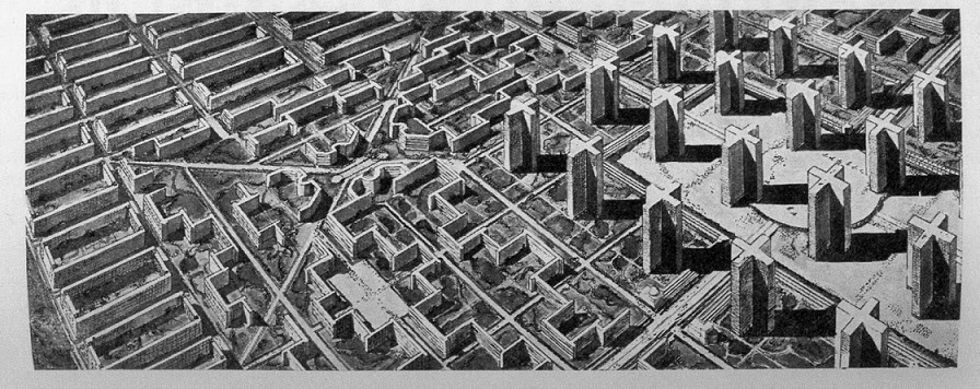 شارل ادوارد ژانره مشهور به لوکوربوزیه Le Corbusier | سیراندیشه ها در شهرسازی | شهر درخشان رادیانت سیتی طرح شهر برازیلیا شهر چندیگر باغ شهر عمودی